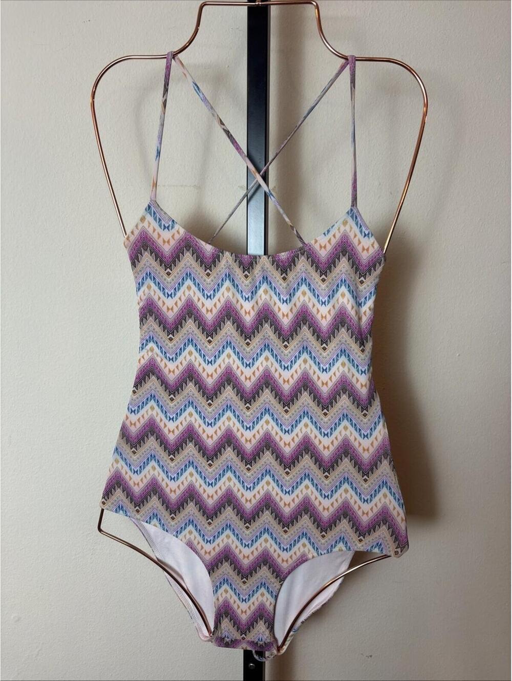 Rachel Pally Iman Print One-Piece Swimsuit, Small, $176 NEW, 2362